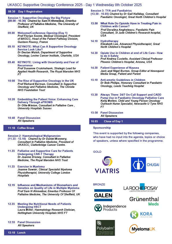 UKASCC Conference 2025 - FINAL AGENDA - DAY ONE