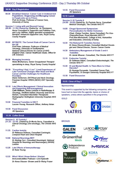 UKASCC Conference 2025 - FINAL AGENDA - Day Two